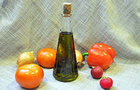 Зеленое растительное масло домашнее