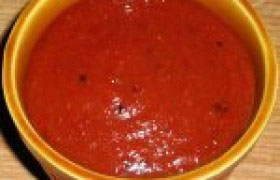 Красный соус ( на основе яичного )